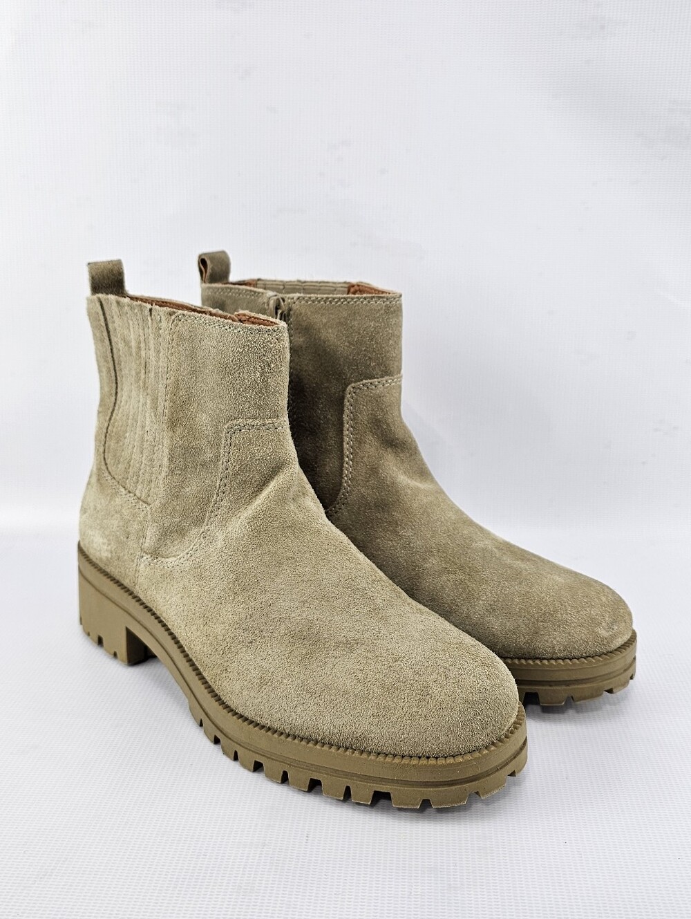 Lucky Brand Hazyl Suede Leather Ankle Booties Women's 6.5